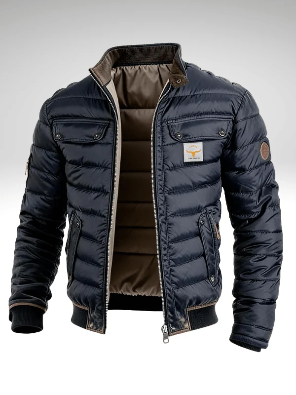 Übergangsjacke Herren Marineblau