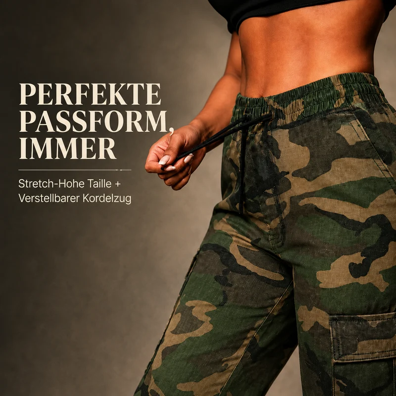 Bonifaza | Bequeme Streetstyle-Hose mit Cargo-Taschen