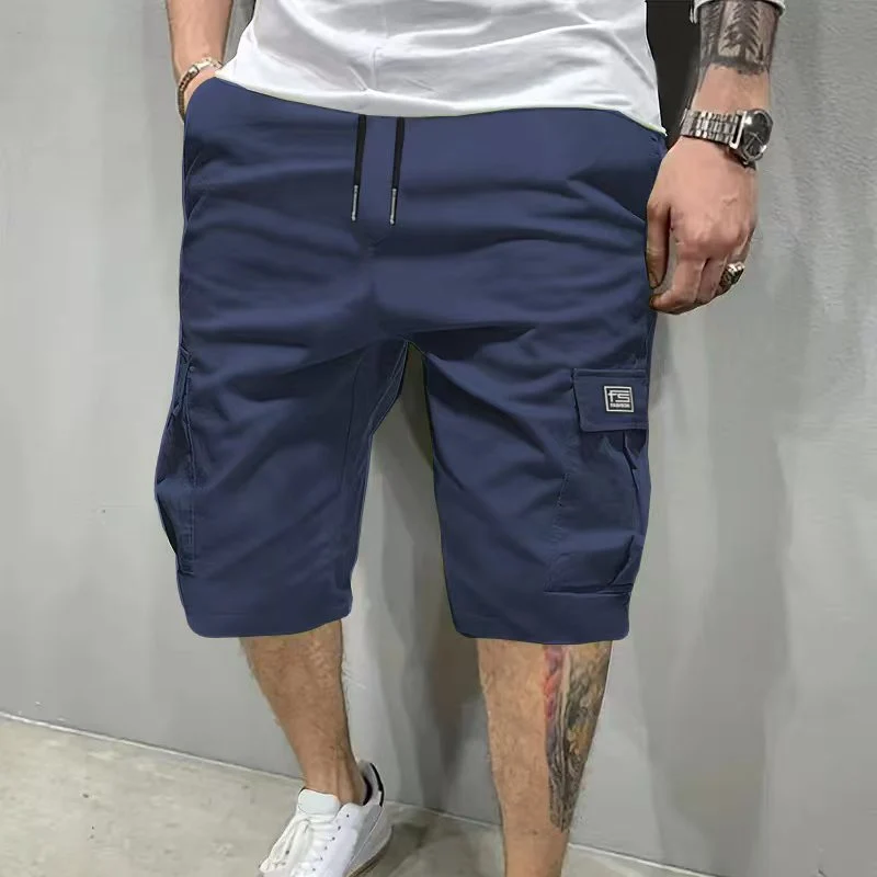 Arthur | Kniekurze Cargo-Shorts mit elastischem Bund