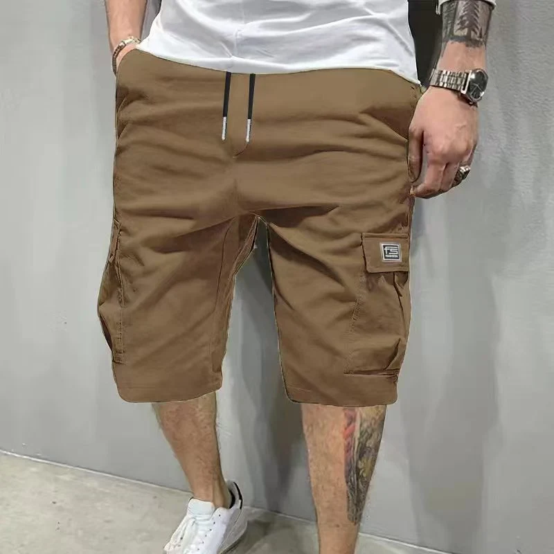 Arthur | Kniekurze Cargo-Shorts mit elastischem Bund
