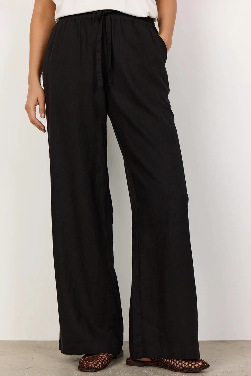 Uriatta | Lässige Wide-Leg-Hose mit elastischem Bund