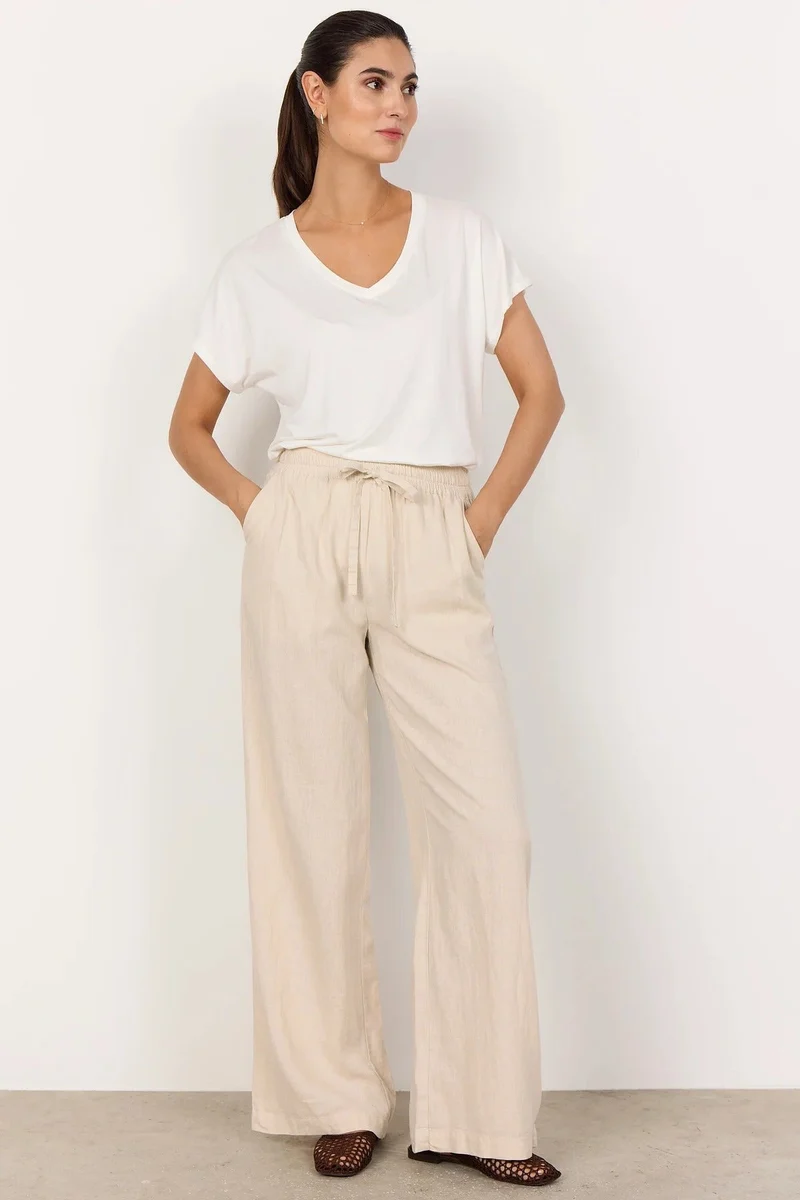 Uriatta | Lässige Wide-Leg-Hose mit elastischem Bund