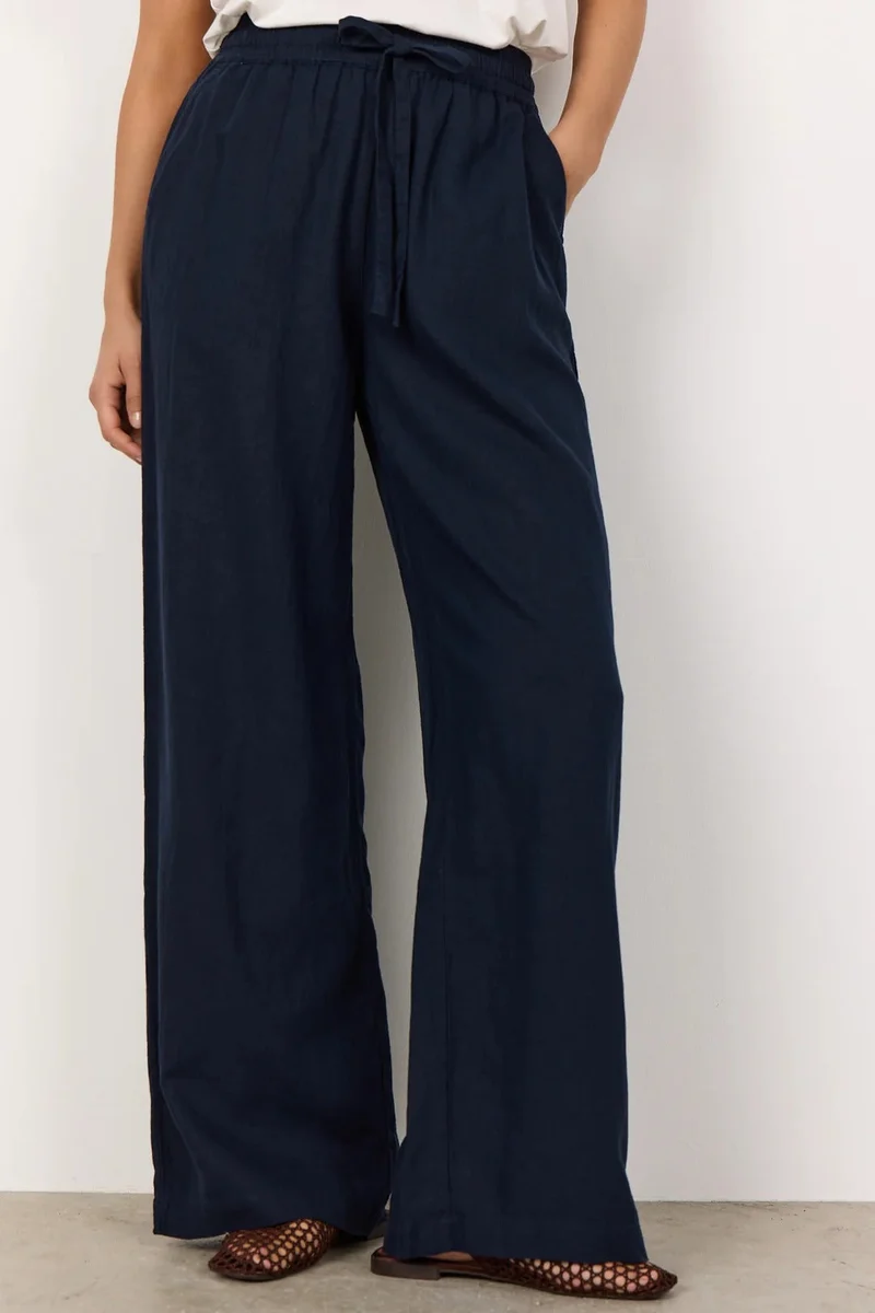 Uriatta | Lässige Wide-Leg-Hose mit elastischem Bund