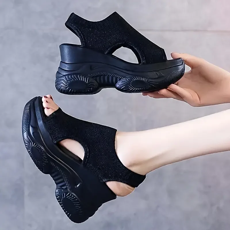 Narimma | Erhöhende Sommer-Sandalen mit Keilsohle