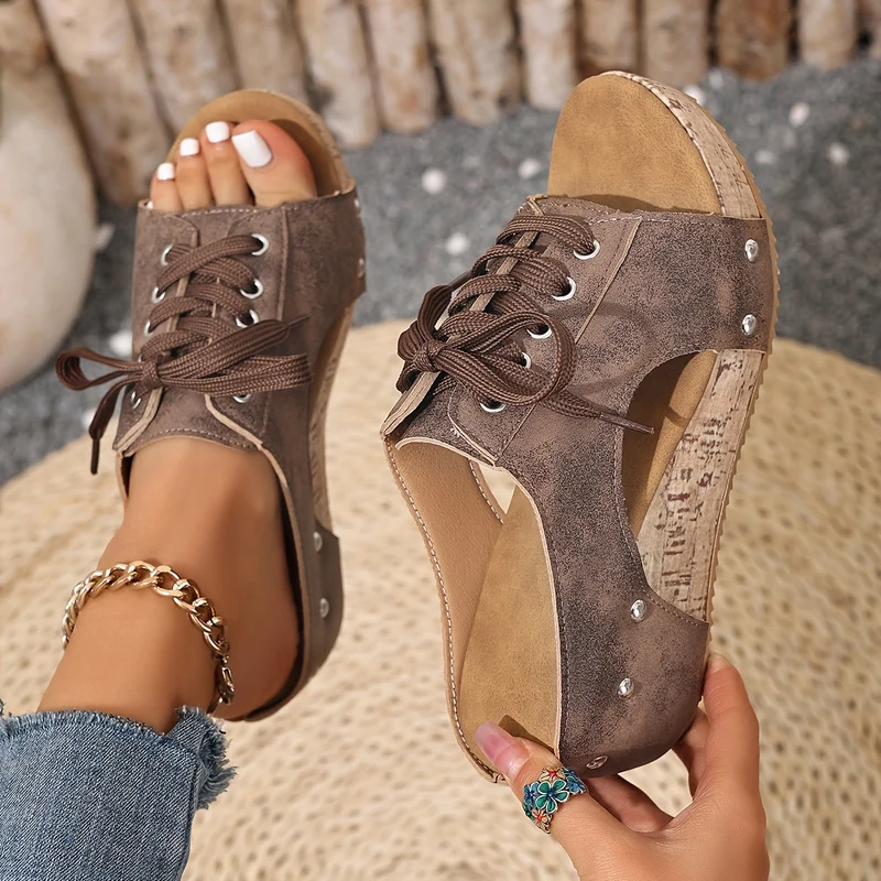 Oirella | Lässige Keilsandalen mit modernem Retro-Charme