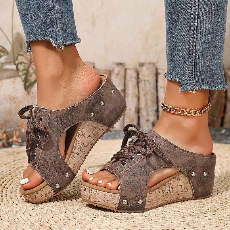 Oirella | Lässige Keilsandalen mit modernem Retro-Charme