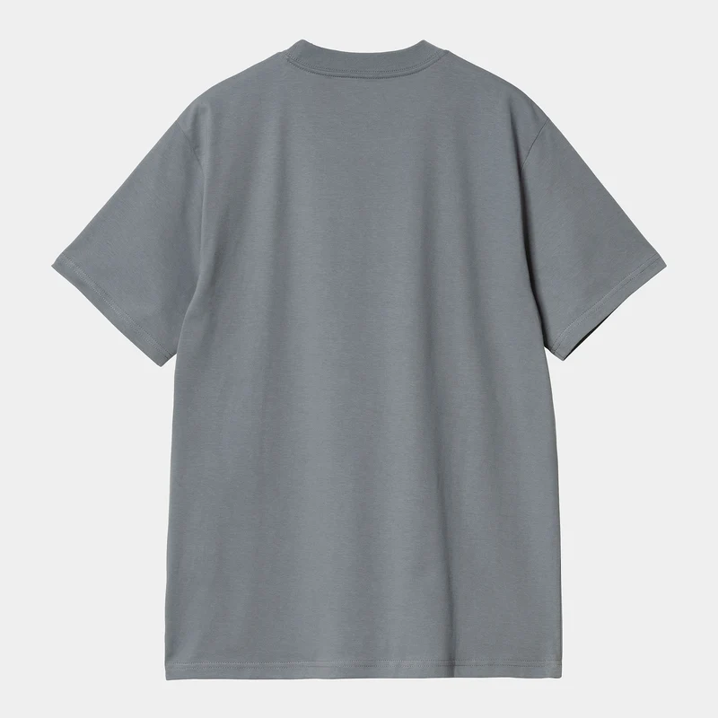 Carhartt WIP Smartes T-Shirt für Herren - Taubengrau