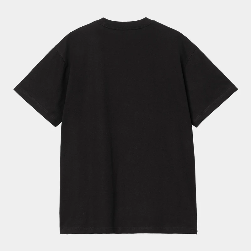 Carhartt WIP Basics Herren-T-Shirt – Schwarz/Weiß