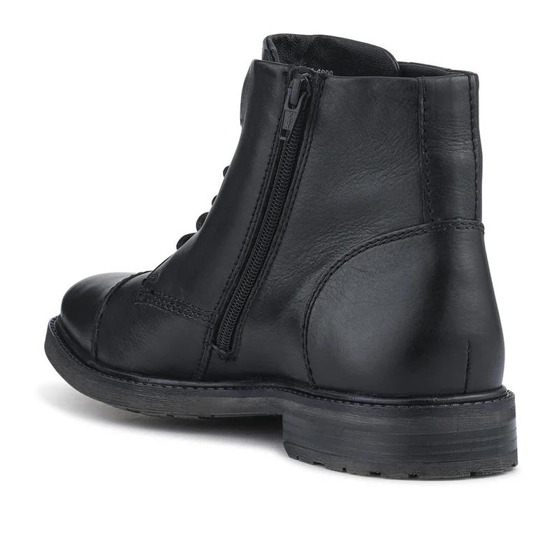 Bugatti Leather Lace-Up Boots - BUG42504 / 327 674 - Black