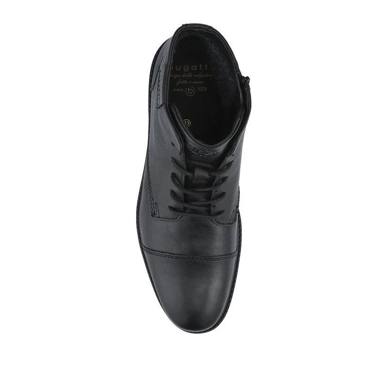 Bugatti Leather Lace-Up Boots - BUG42504 / 327 674 - Black