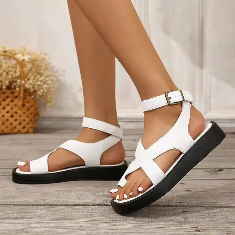 Prolea | Orthopädische Komfort-Sandalen mit Kreuzriemen