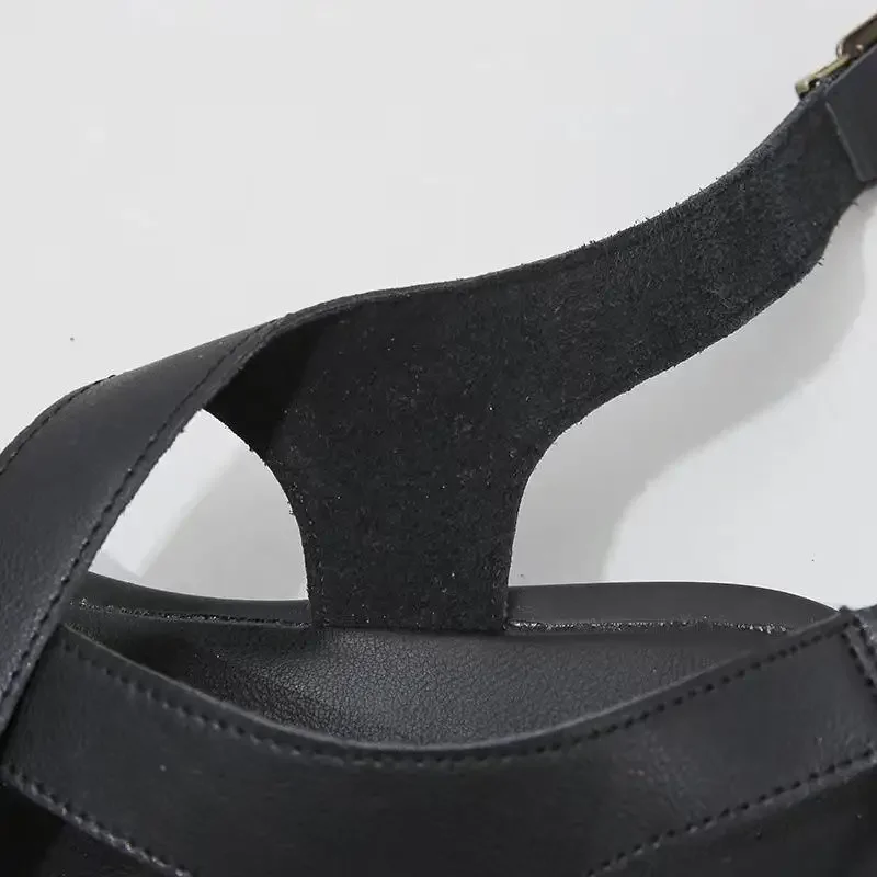 Prolea | Orthopädische Komfort-Sandalen mit Kreuzriemen