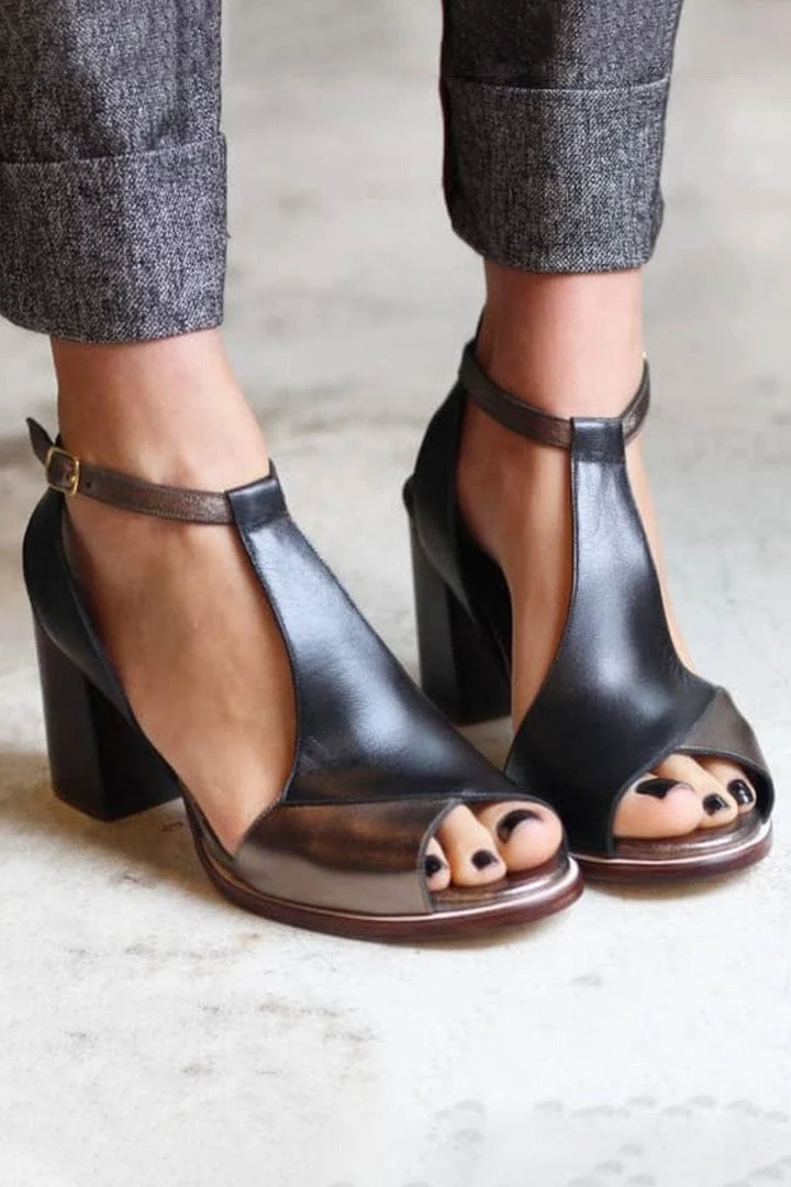 Lainey | Moderne Absatzsandalen mit offenem Zehenbereich