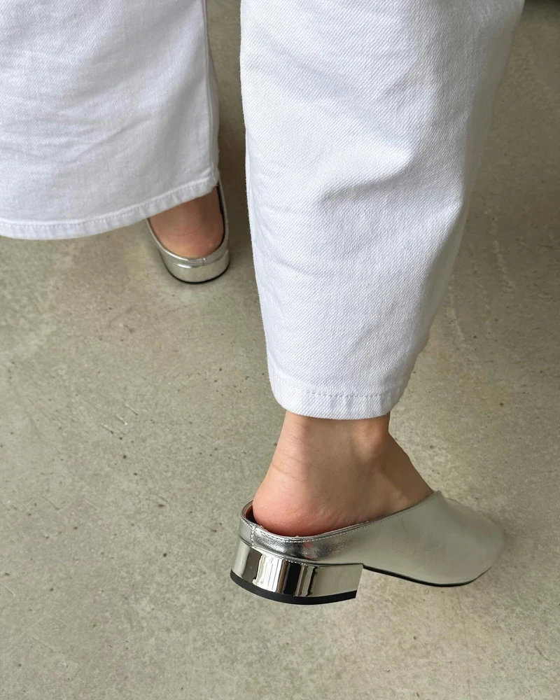 Jemeline | Moderne Damen-Sandalen in Metallic-Optik