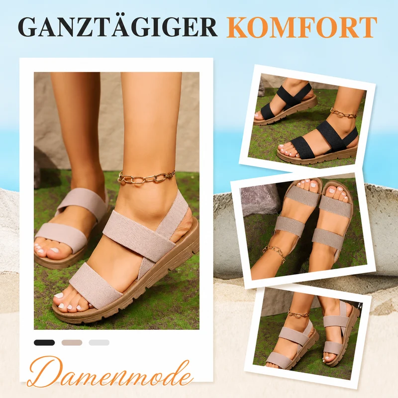 Aijela | Lässige Komfort-Sandalen mit rutschfester Sohle