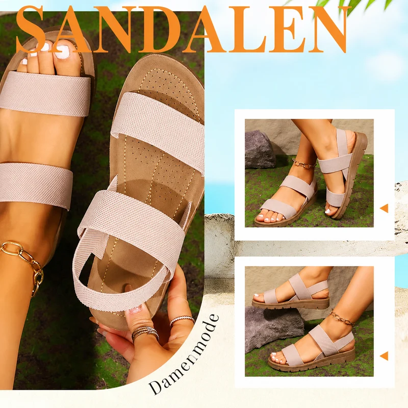 Aijela | Lässige Komfort-Sandalen mit rutschfester Sohle