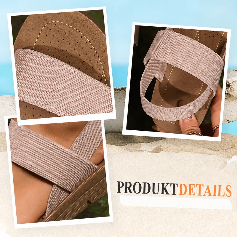 Aijela | Lässige Komfort-Sandalen mit rutschfester Sohle
