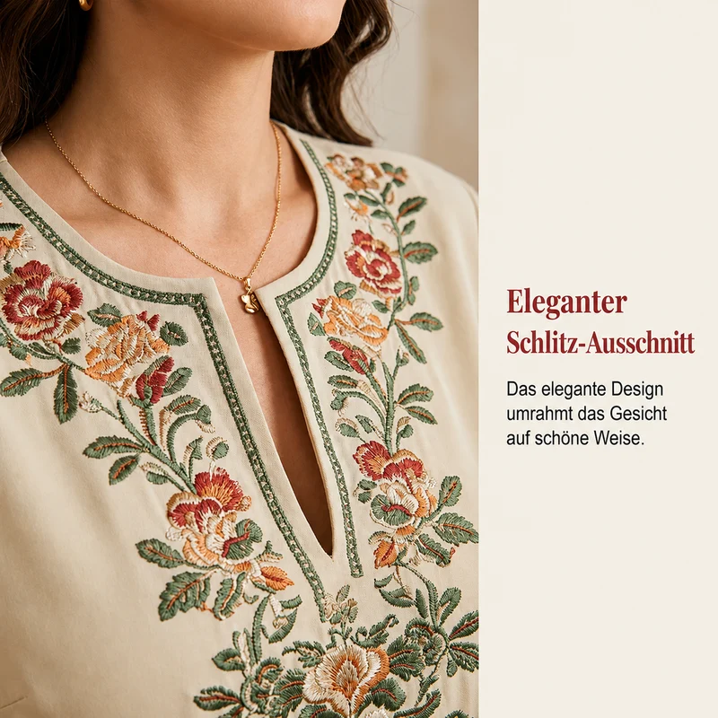 Chenna | Elegantes Kleidungsset mit kunstvoller Stickerei