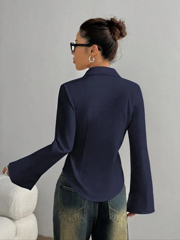 Livessa | Elegante Knopfbluse mit taillierter Form
