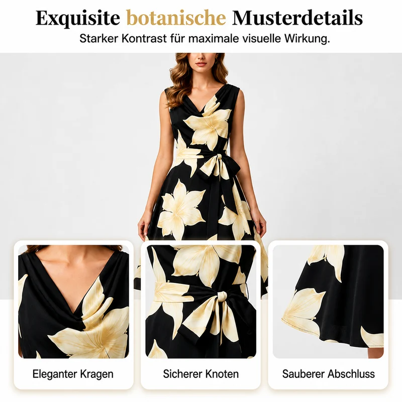 Lavicia | Atmungsaktives Kleid mit betonter Taille
