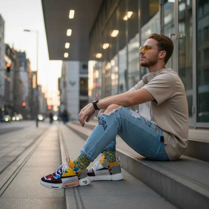 Jeevy | Moderne Chunky-Sneaker im Colorblock-Look