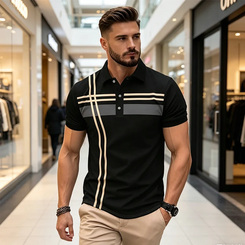 Ludrick | Elegantes Herren-Shirt mit Kragen und Knopfleiste