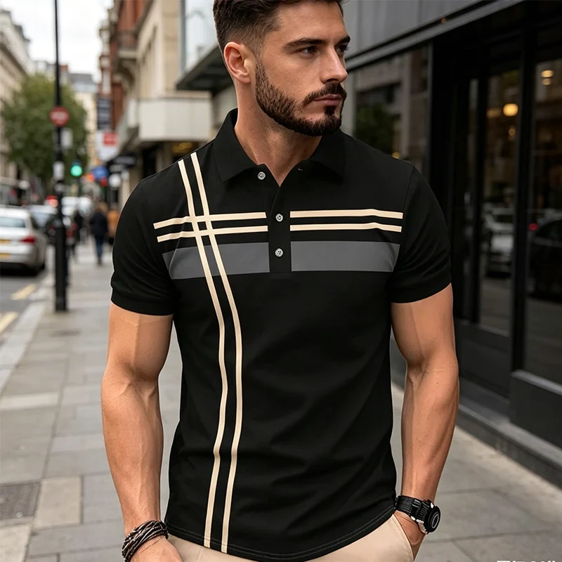Ludrick | Elegantes Herren-Shirt mit Kragen und Knopfleiste