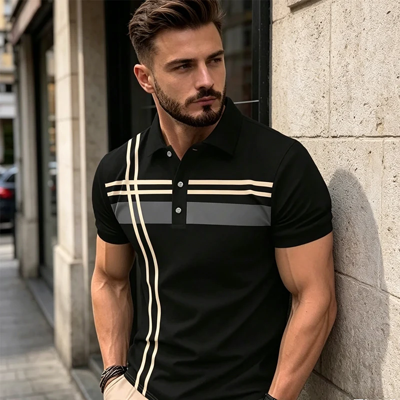 Ludrick | Elegantes Herren-Shirt mit Kragen und Knopfleiste