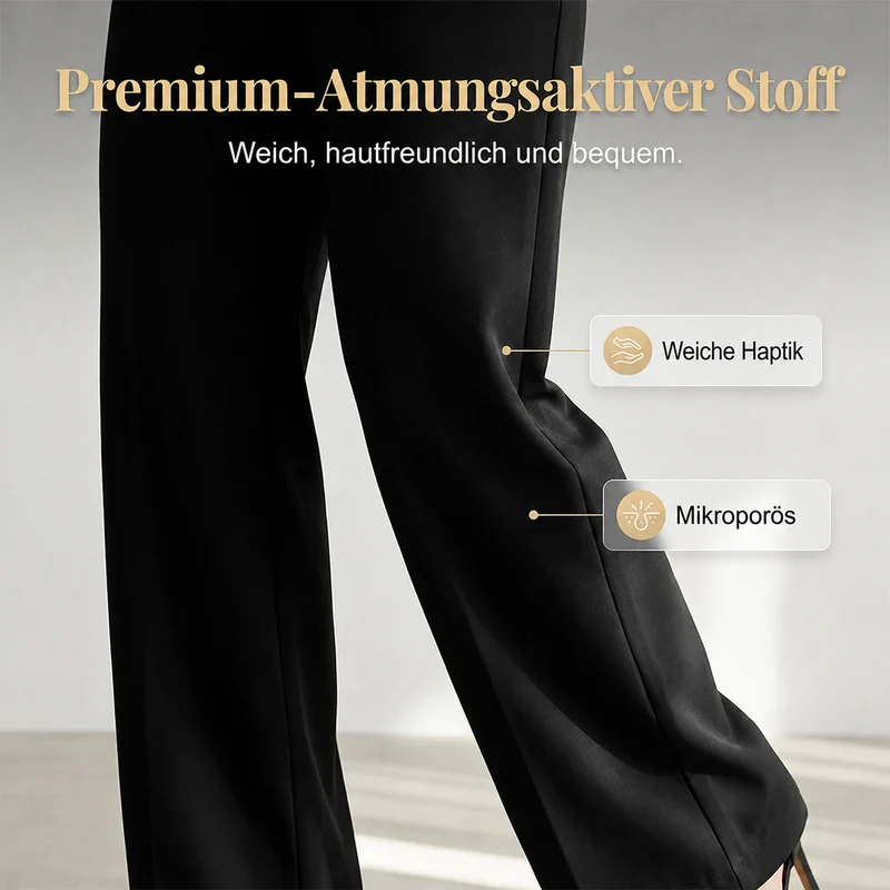 Accela | Stilvolle Schlupfhose mit weitem Schnitt