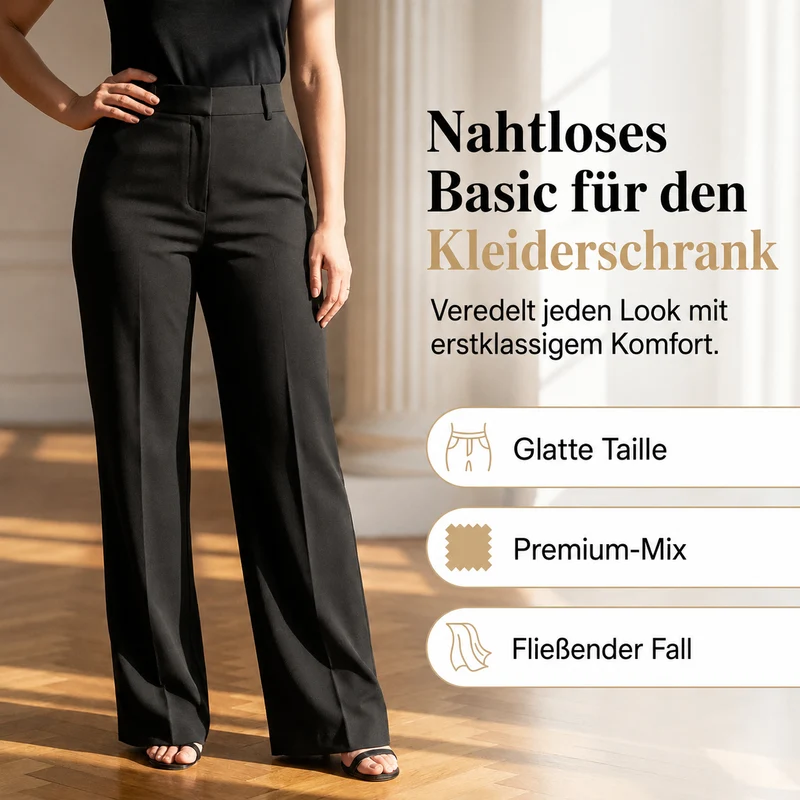 Accela | Stilvolle Schlupfhose mit weitem Schnitt