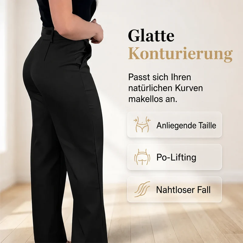 Accela | Stilvolle Schlupfhose mit weitem Schnitt