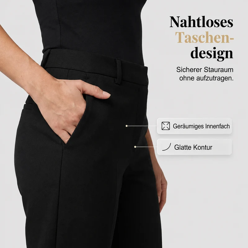 Accela | Stilvolle Schlupfhose mit weitem Schnitt