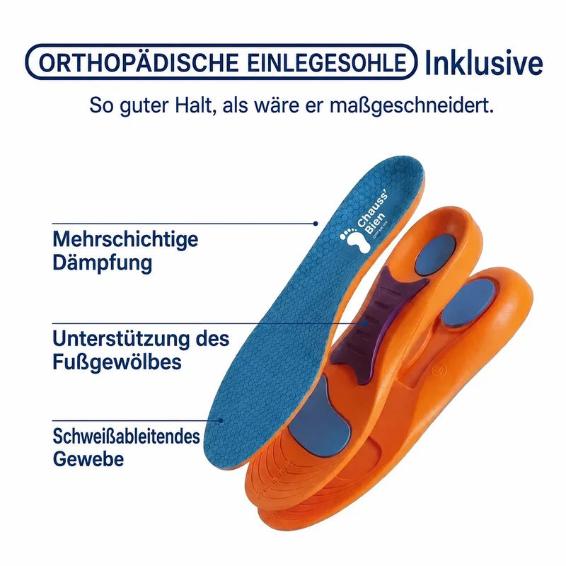 Emilien | Orthopädische Damen-Sneaker mit Komfortsohle