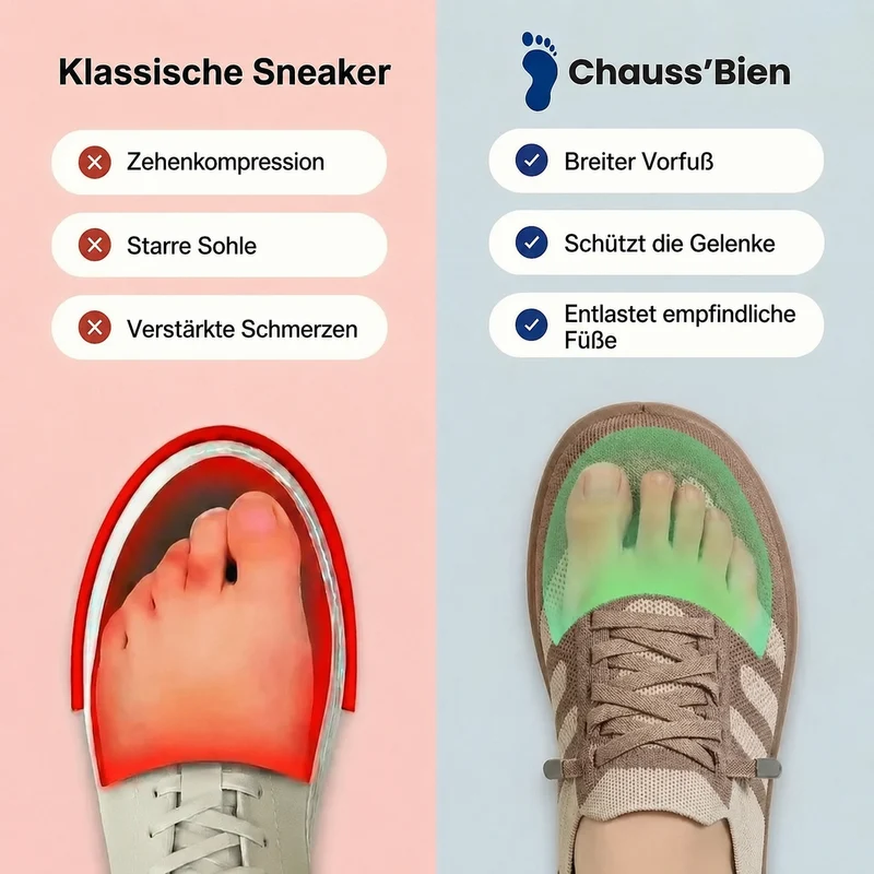 Emilien | Orthopädische Damen-Sneaker mit Komfortsohle