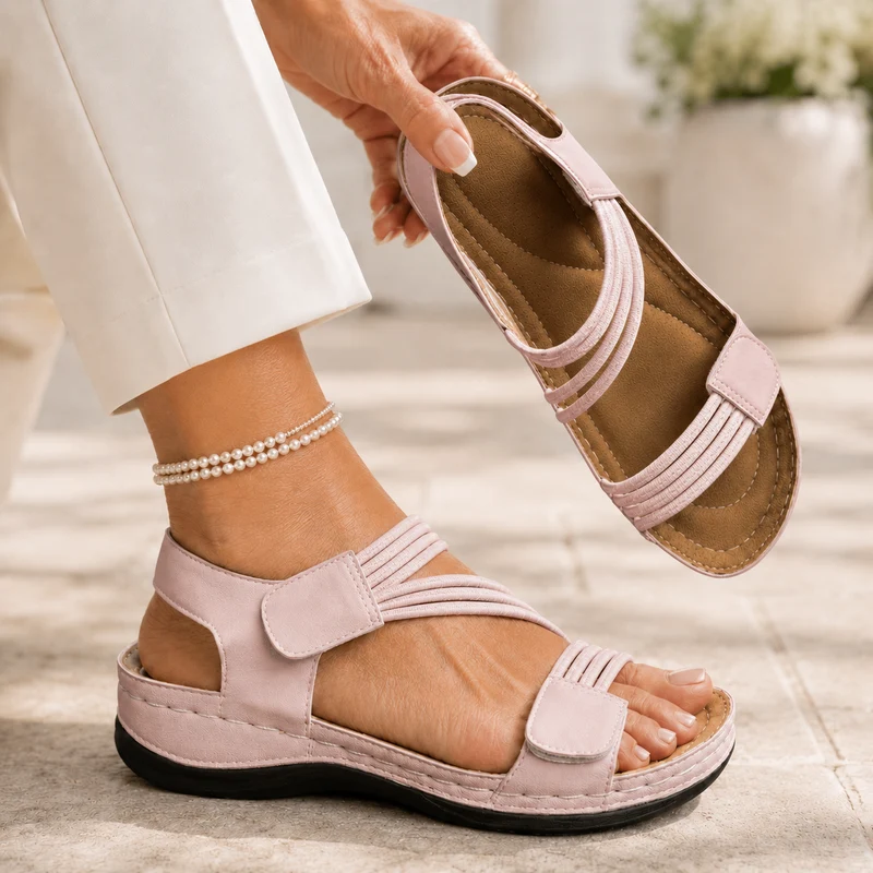Camira | Bequeme Riemchen-Sandalen mit weichem Fußbett
