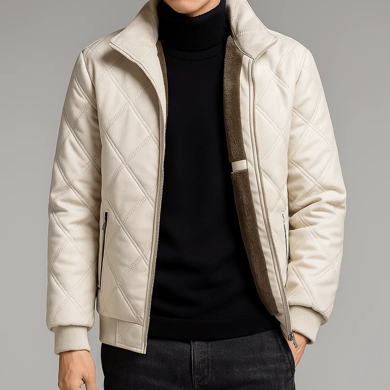 Winterjacke Herren Gesteppt mit Fleecefutter