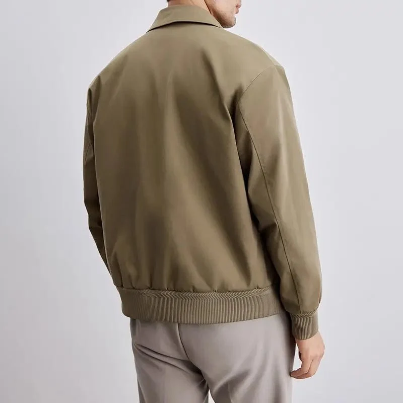 Übergangsjacke Herren mit Spitzkragen
