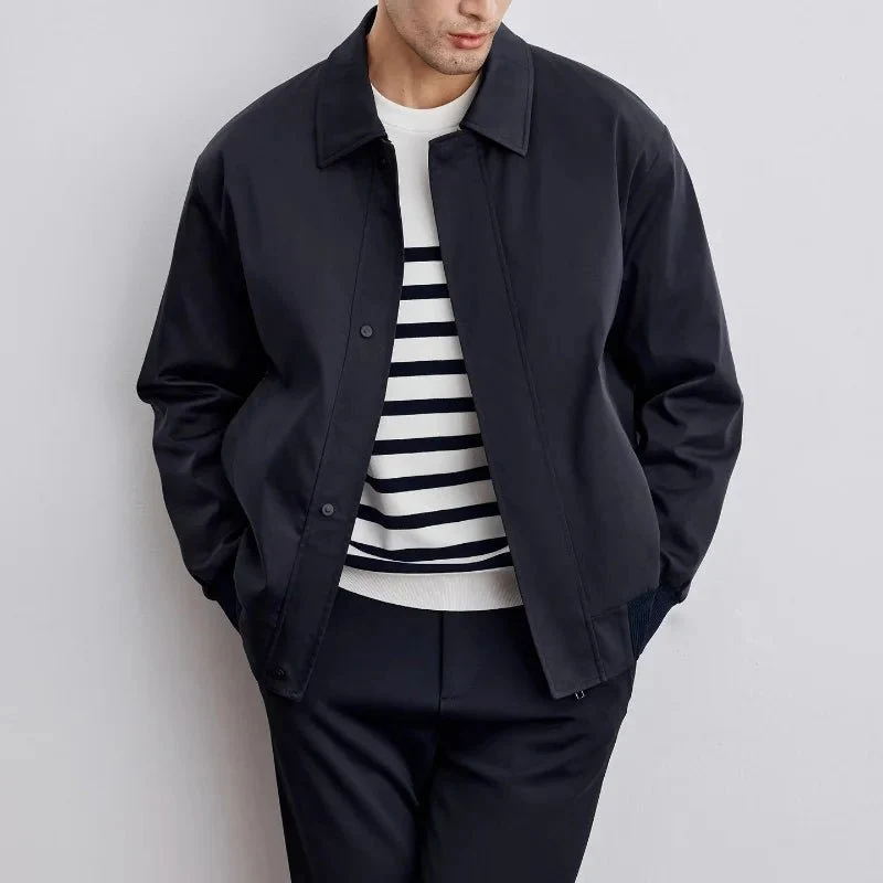 Übergangsjacke Herren mit Spitzkragen