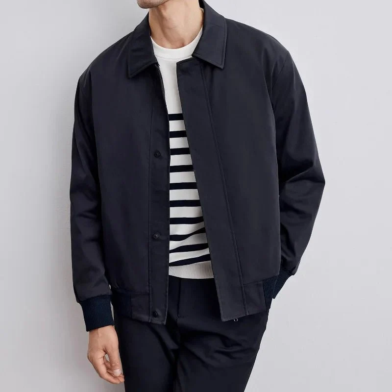 Übergangsjacke Herren mit Spitzkragen