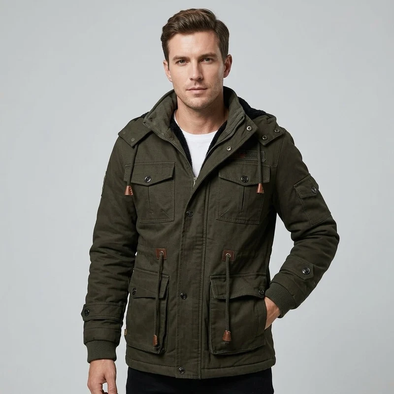 Fleecejacke Herren Mit Kapuze