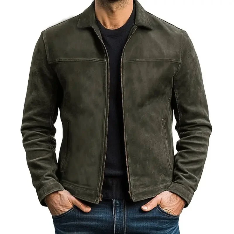 Bikerjacke Herren Slim Fit