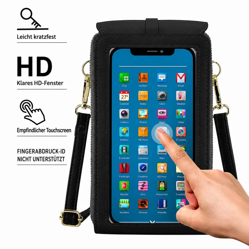 Aibeel | Kompakte Touchscreen-Tasche für Alltag und Reisen