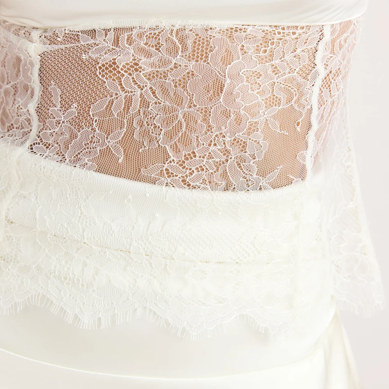 Noéza | Romantisches Satin-Cami mit Spitzen-Detail