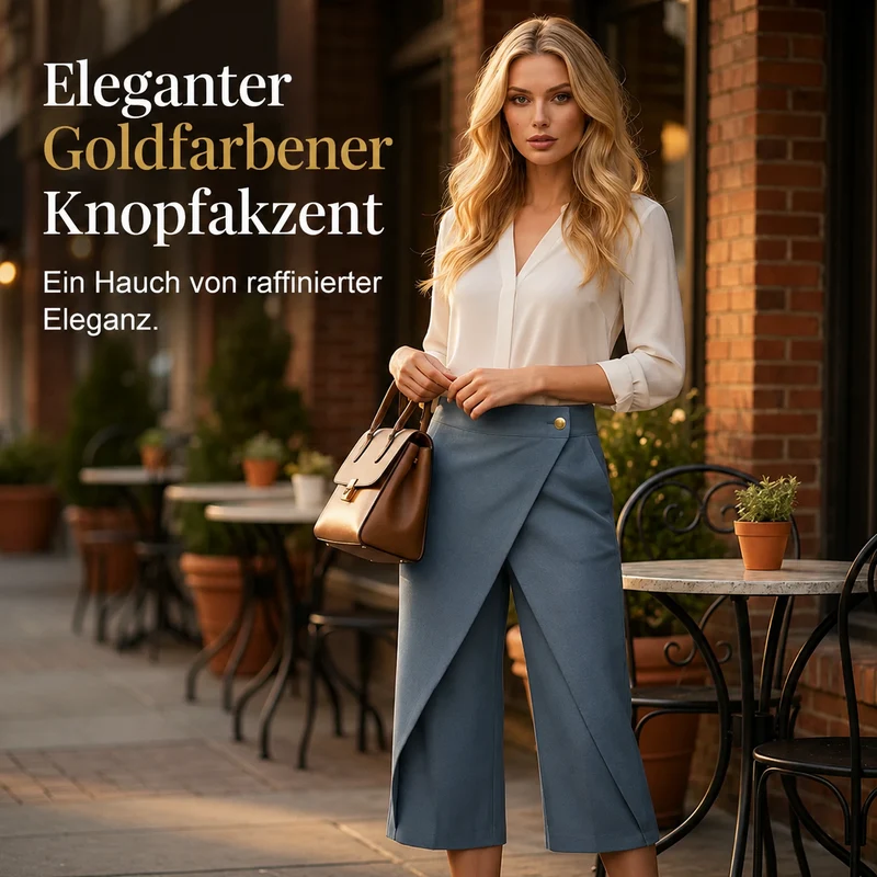 Lanneda | Hochtaillierte Culotte mit eleganter Überlage