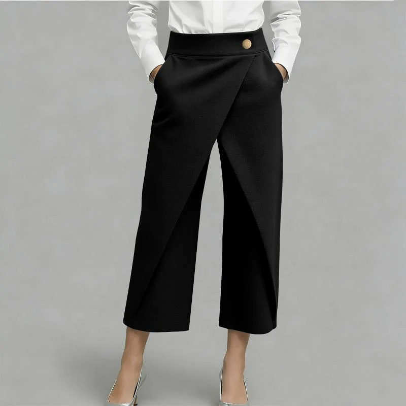 Lanneda | Hochtaillierte Culotte mit eleganter Überlage