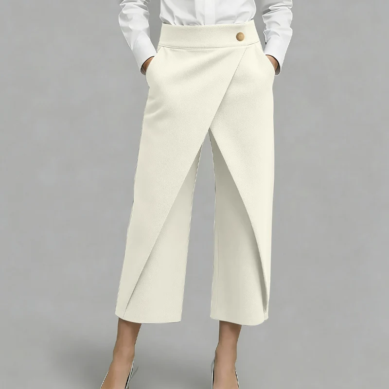 Lanneda | Hochtaillierte Culotte mit eleganter Überlage