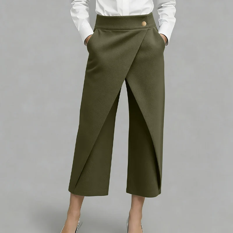 Lanneda | Hochtaillierte Culotte mit eleganter Überlage