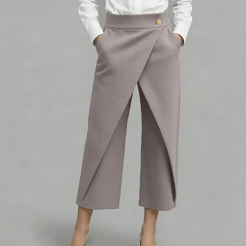 Lanneda | Hochtaillierte Culotte mit eleganter Überlage