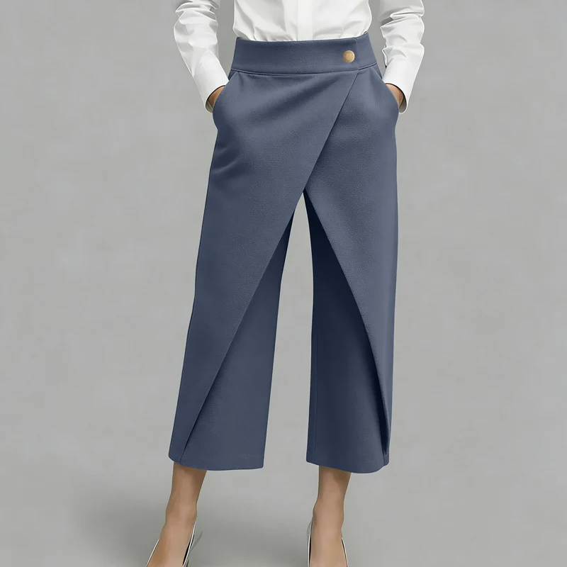 Lanneda | Hochtaillierte Culotte mit eleganter Überlage