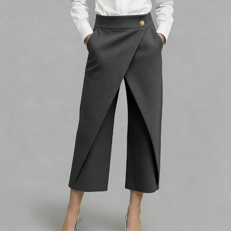 Lanneda | Hochtaillierte Culotte mit eleganter Überlage